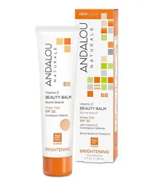 Andalou Naturals Brightening Sheer Tint BB Vitamin C SPF 30 Beauty Balm - 58mL