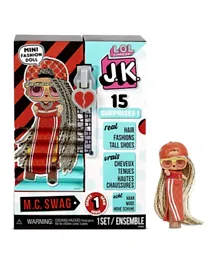 L.O.L. Surprise J.K. Doll Queen Bee Mini Fashion Doll with 15 Surprises - Multicolor