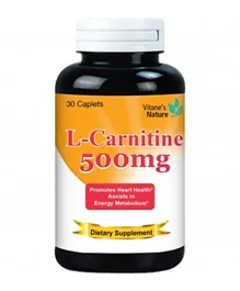 Vitane's Nature L-Carnintine 500-mg Dietary Supplement - 30 Caplets