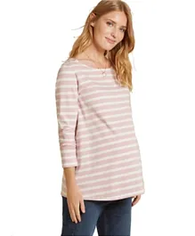 Mums & Bumps - Isabella Oliver Full Sleeves Maternity Top - Pink