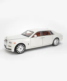 Rolls Royce Phantom VII 1:20 Die Cast Model Car - White