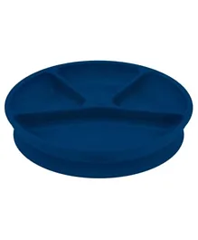 Green Sprouts Learning Plate - Navy Blue