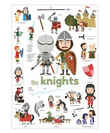 Mini Sticker Poster - Knights