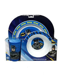 Batman Kids Mico Feeding Set with Cup - 3 Pieces
