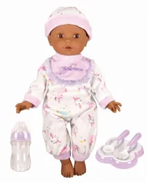 Lotus Soft-bodied Baby Doll Afro-American (No Hair) - 40.64cm