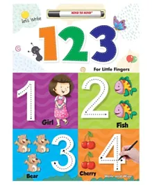 Lets Write 123 For Little Fingers - 10 Pages