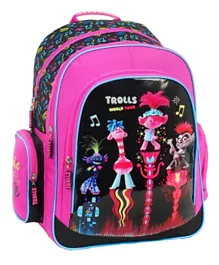 Trolls World Tour Print Backpack Pink - 16 Inches