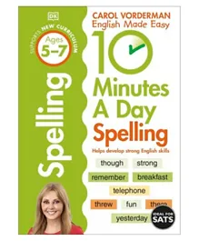 10 Minutes A Day Spelling - 80 Pages