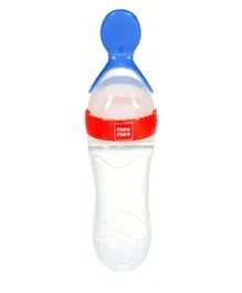 Mee Mee Squeezy Silicone Spoon Feeder with In-Built Stand Red - 90ml