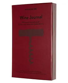 MOLESKINE Book Journal Theme Notebook with Hardcover - Wine Red