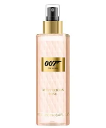 James Bond 007 Mysterious Rose Fragrance Body Splash - 250mL