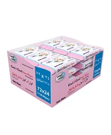 Cool & Cool Baby Wipes Pack of 24 - 1728 Pieces