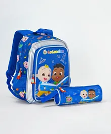 Cocomelon Printed School Bag & Pencil Case Set - 12 Inch