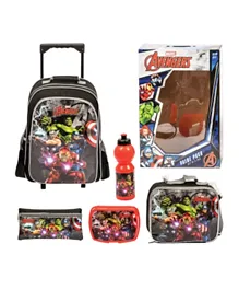Avengers 5 In 1 Trolley Value Pack - 16 Inches