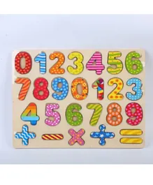 Factory Price Wooden 123 Puzzle Numbers - 25 Pieces