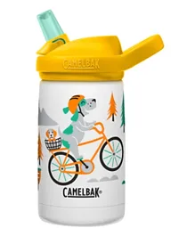 CamelBak Eddy+ Vacuum Insulated Stainless Steel Kids' Water Bottle Biking Dogs - 354.88mL