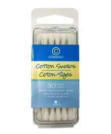 US COTTON Classic Swabs Travel Size Paper Stick - 30 Pieces