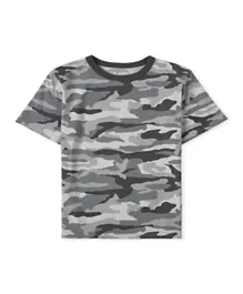 The Children's Place Camo Tee - Fin Grey