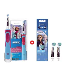 Oral B Vitality D12 Frozen Rechargeable Kids Tooth Brush Frozen + EB 10 2K Kids Brush Head