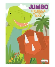 Jumbo Coloring and Activity Book - English