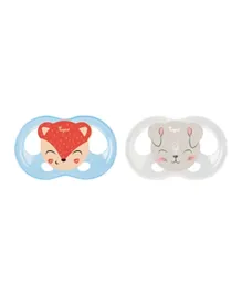 Tigex Soft Touch Friends Physiological 2 Pacifiers
