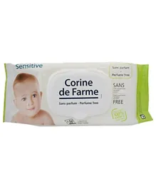Corine De Farme  Baby Wipes Sensitive - 56 Pieces