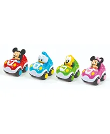 Clementoni Disney Baby Pullback Mickey Car Pack Of 1 - Assorted Colours & Designs-