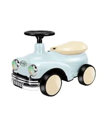 Factory Price Kiara Kids Balancing Ride-On Vintage Car with Steering Wheels - Blue and Black