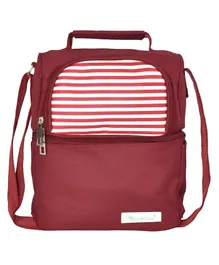 Palm&Pond Backpack Style Diaper Bag - Maroon