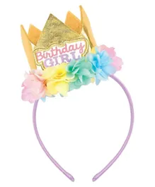 Party Centre Young Birthday Girl Crown Headband - Multicolour