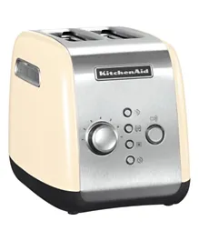 KitchenAid 2 Slice Automatic Toaster 1100W  5KMT221BAC - Almond Cream