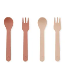 Trixie PLA Spoon and Fork Rose - 2 Pieces