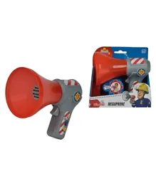 Fireman Sam From Simba Voice Changing Megaphone - Red
