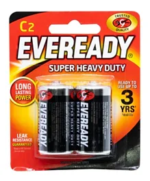 Eveready Super Heavy Duty C Batteries - Pack Of 2