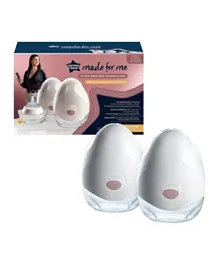 Tommee Tippee Double Electric Wearable Breast Pump, 150mL, Hands-Free, Quiet, 4hr Battery