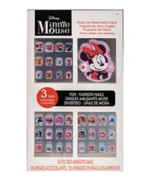 Townley Girl Minnie Mouse Press On Nails With File - 37 Pieces