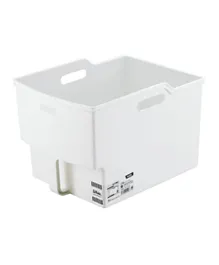Hokan-sho Plastic Cupboard Organiser Wide - White