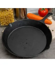 PAN Home Ferric Cast Iron Fry Pan Black - 30cm