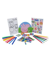 Peppa Pig Art Set In Blister - 60 Pieces