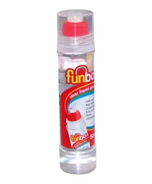 FUNBO Clear Liquid Glue 50mL 12-Pack - Non-Toxic, Precision Nozzle, Washable for Arts & Crafts, Ages 3+