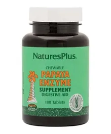 NaturesPlus Papaya Enzyme Chewables - 180 Tablets