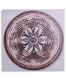 PAN Home Mandala Tribal Canvas Art - Brown