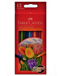 أقلام ألوان طبيعية من فايبر كاستيل - 12 لون