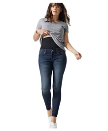 Mums & Bumps Blanqi Postpartum Support Skinny Jeans - Smoke Wash