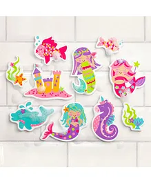 Stephen Joseph Mermaid Foam Bath Toy - 10 Pieces