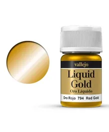 Vallejo Liquid Gold 70.794 Red Gold - 35mL