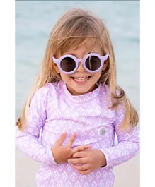 نظارات شمسية مرنة للأطفال بدوي - بنفسجي