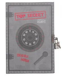 Tiger Tribe Top secret Diary - Grey