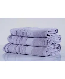 PAN Home Hampton Textured Bath Sheet - Dusty Lilac