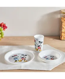 HomeBox Mickey Minnie Breakfast Set - 3 Pieces